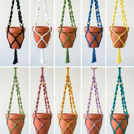 Bessie | Extra Large Macrame Plant Holder