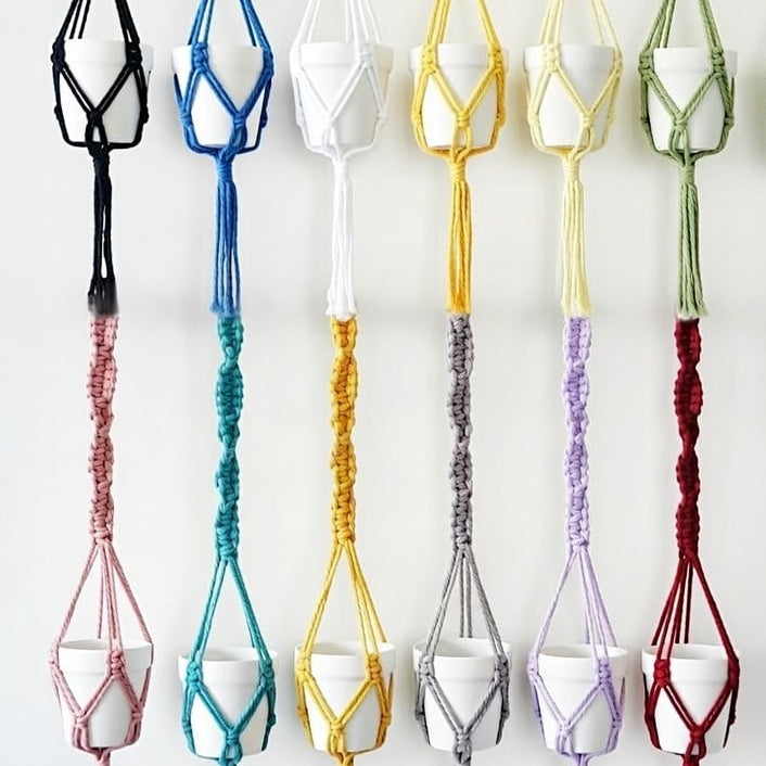 Dorris | Small Macrame Plant Holder