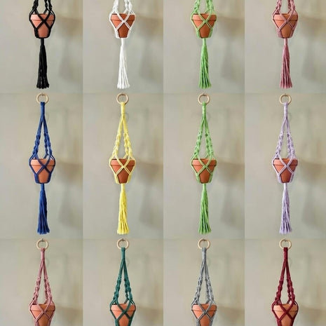 Polly | Large Macrame Plant Holder