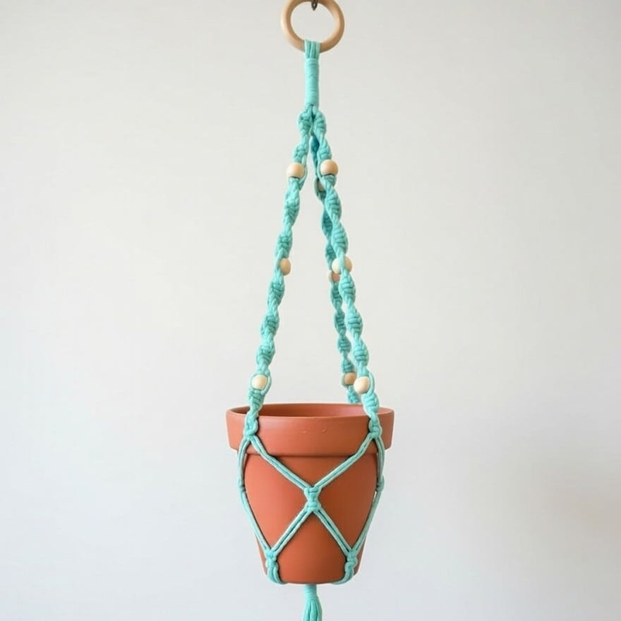 Bessie | Extra Large Macrame Plant Holder