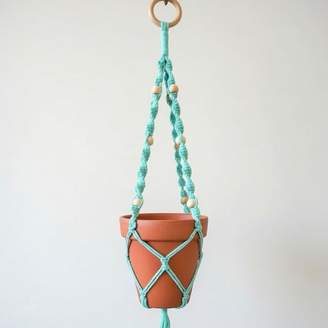 Bessie | Extra Large Macrame Plant Holder