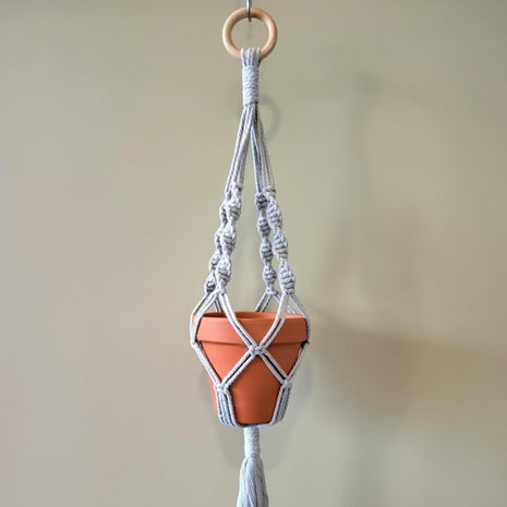 Polly | Large Macrame Plant Holder
