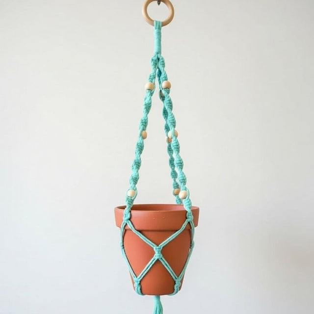 Bessie | Extra Large Macrame Plant Holder - Macrame Plant Holder - macrame - plant hanger - 