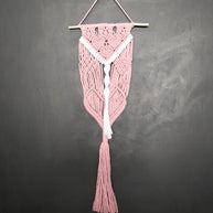 Blush Boho Macramé Wall Hanging - Macramé Wall Hanging - boho - handmade - home decor