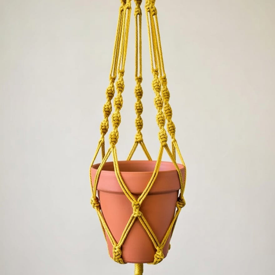 Elsie | Extra Large Macrame Plant Holder