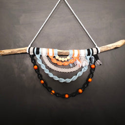 Coastal Sunset Macramé Wall Hanging - Macramé Wall Hanging - boho - coastal - driftwood