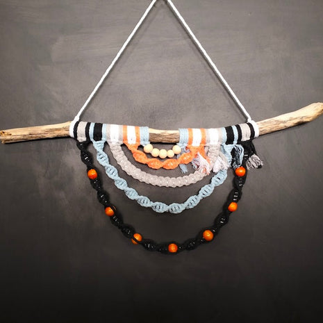 Coastal Sunset Macramé Wall Hanging - Macramé Wall Hanging - boho - coastal - driftwood