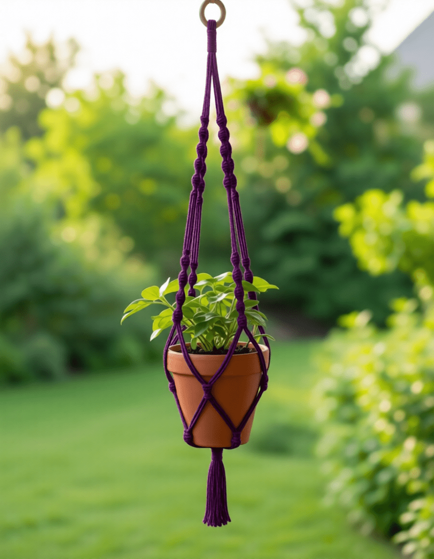 Elsie | Extra Large Macrame Plant Holder - Macrame Plant Holder - macrame - plant hanger - 