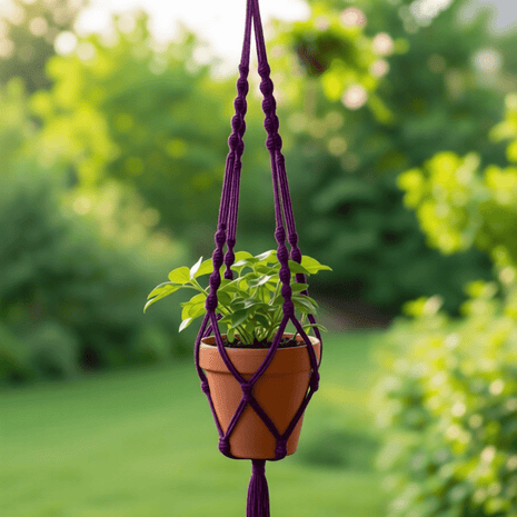 Elsie | Extra Large Macrame Plant Holder - Macrame Plant Holder - macrame - plant hanger - 
