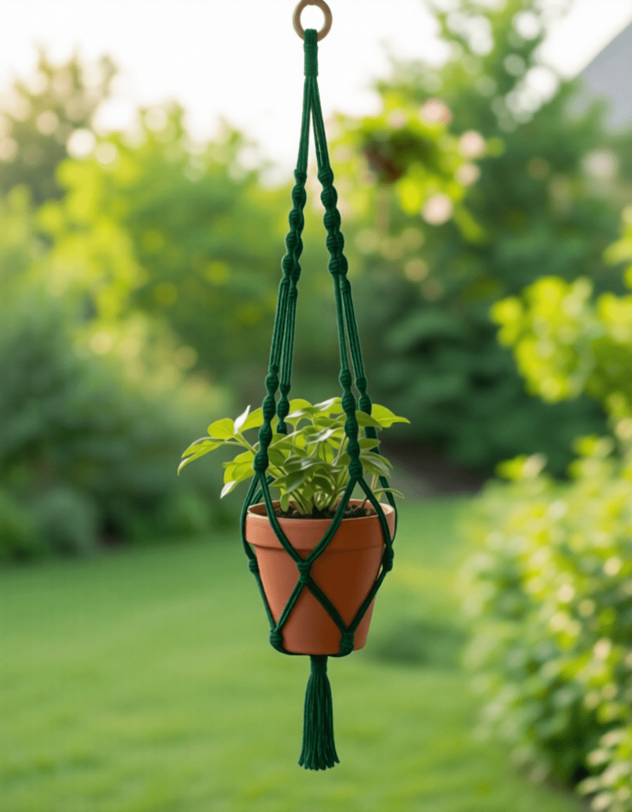 Elsie | Extra Large Macrame Plant Holder - Macrame Plant Holder - macrame - plant hanger - 