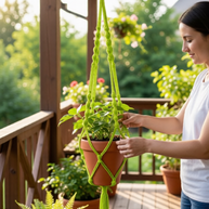 Elsie | Extra Large Macrame Plant Holder - Macrame Plant Holder - macrame - plant hanger - 
