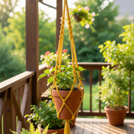 Elsie | Extra Large Macrame Plant Holder - Macrame Plant Holder - macrame - plant hanger - 