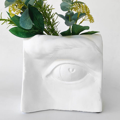Eye Planter - Ceramic - planter - White - 