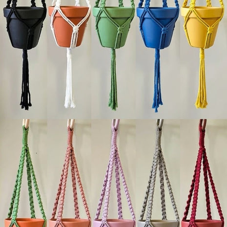 Fanny | Large Macrame Plant Holder