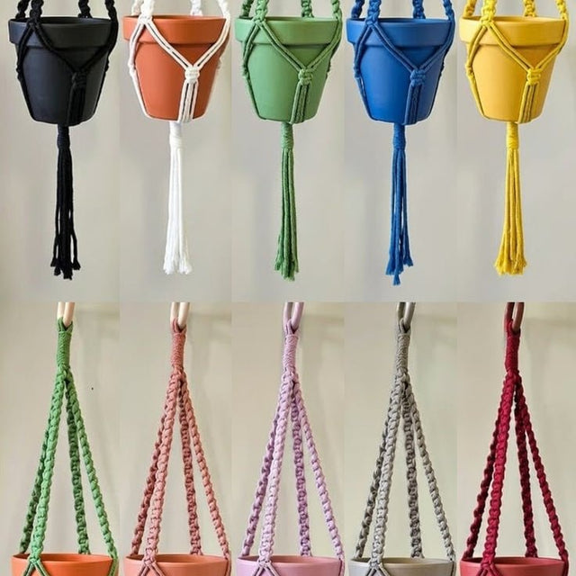 Fanny | Large Macrame Plant Holder - Macrame Plant Holder - macrame - plant hanger - 