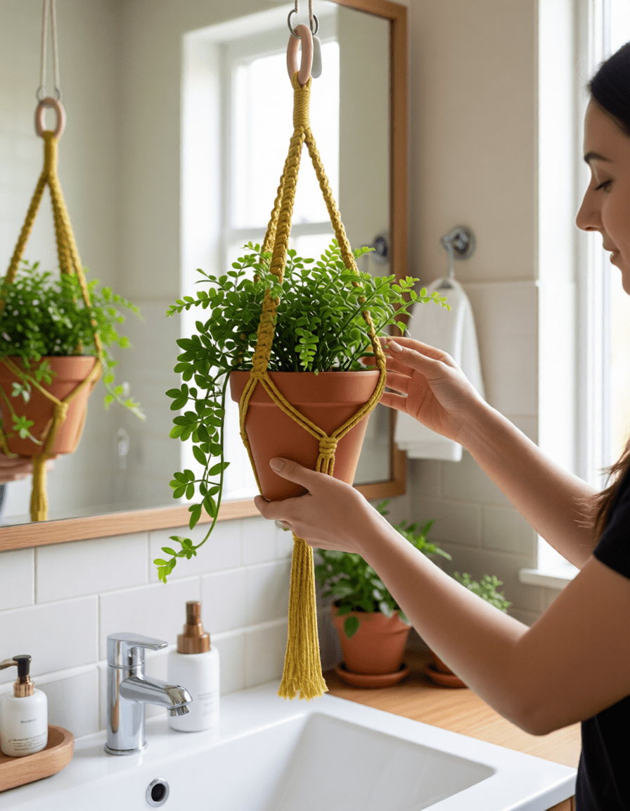 Fanny | Large Macrame Plant Holder - Mustard - Macrame Plant Holder - macrame - plant hanger - 