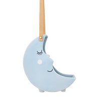 Hanging Moon Planter - Ceramic - Blue - hanging - Moon