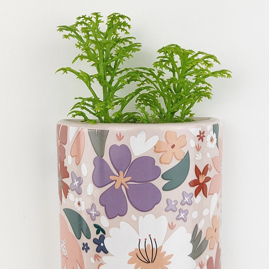 Magnetic Planter Flowers - Ceramic - Foliage - magnetic - planter