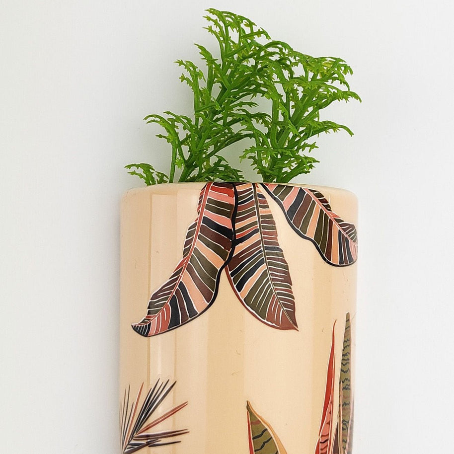 Magnetic Planter - Snake Plant - Ceramic - Foliage - magnetic - planter
