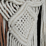 Marie | Large Triple Panel Macrame Wall Hanging - Macrame Wall Hanging - macrame - one - of - a - kind - wall hanging