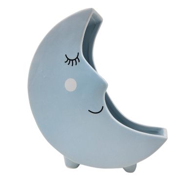Moon Planter - Ceramic - Blue - Moon - planter