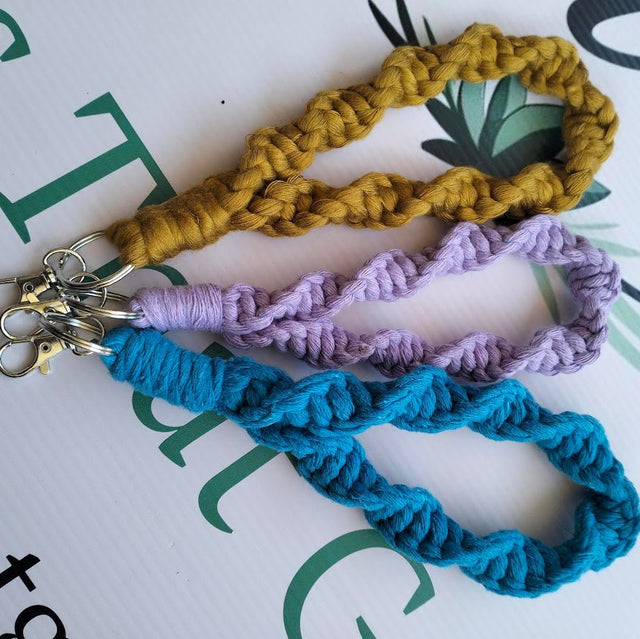 Rachel | Macrame Wristlet - Macrame Wristlets - macrame - wristlet - 