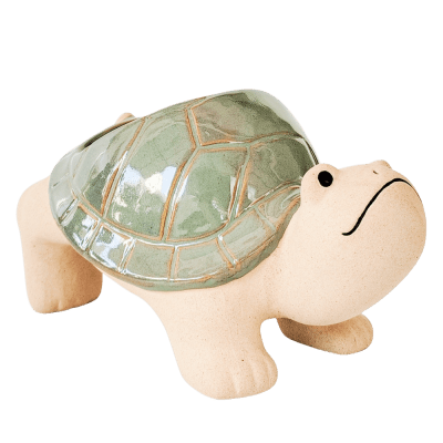 Turtle Planter Pot Hanger Sage - Ceramic - Animal - planter - Turtle