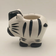 Zebra Planter - Ceramic - Animal - ceramic - small